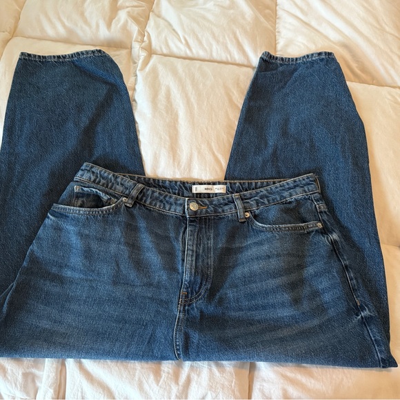 Mango Denim - Mango Classic Blue Denim Jeans Tapered MNG size 14